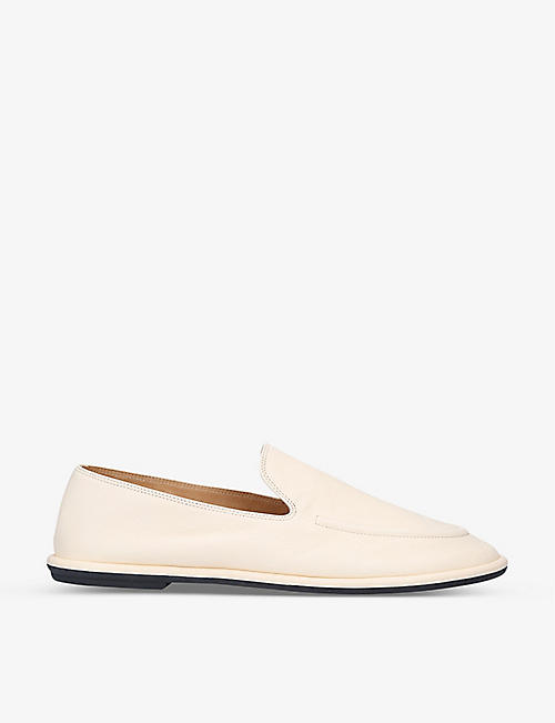 THE ROW: Canal slip-on leather loafers
