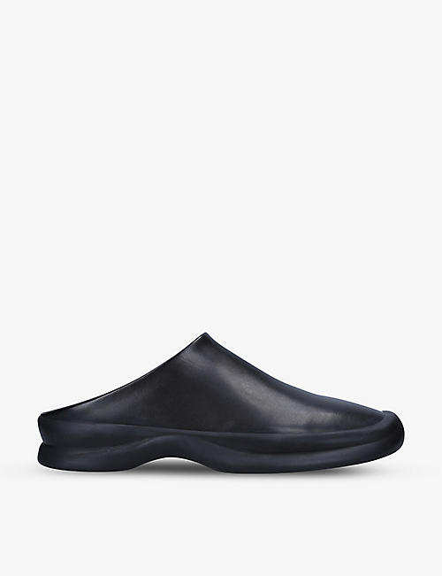 THE ROW: Town backless leather clogs