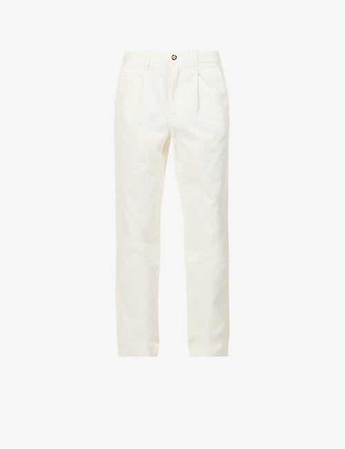 FORET: Brook regular-fit cotton-twill chinos