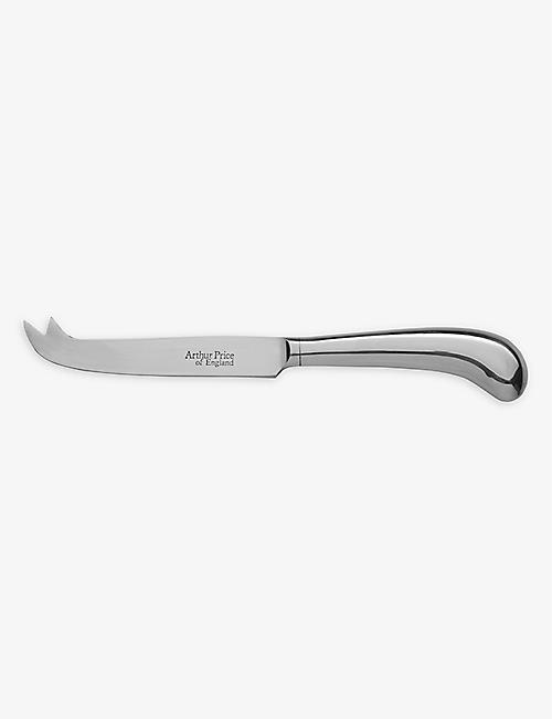 ARTHUR PRICE: Vintage polished stainless-steel cheese knife 20cm
