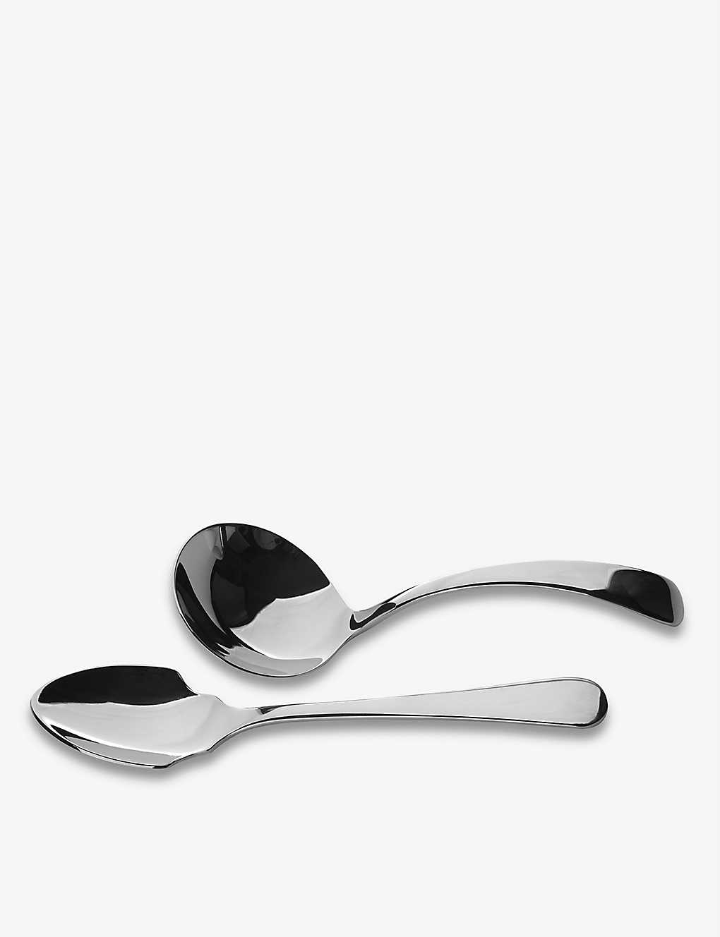 Shop Arthur Price Stainless Steel Vintage Stainless Steel Cream And Jam Spoon Set