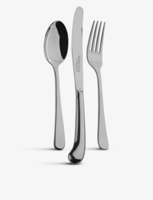 ARTHUR PRICE: Vintage logo-engraved stainless-steel children's cutlery set of three