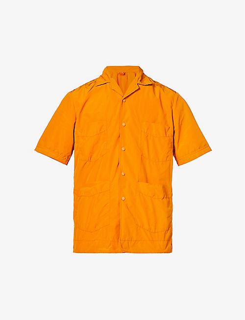 ASPESI: Patch-pocket regular-fit woven shirt