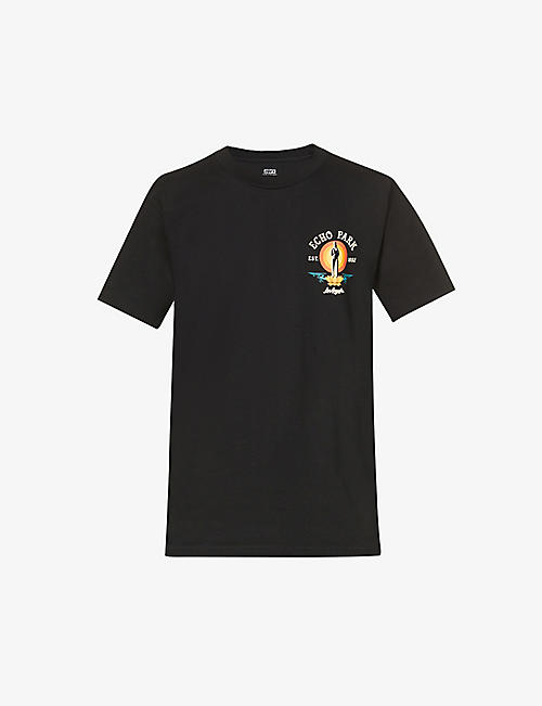 OBEY: Echo Park graphic-print cotton T-shirt
