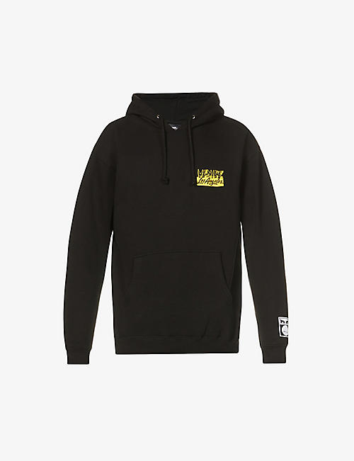 OBEY: Venice graphic-print stretch-cotton hoodie