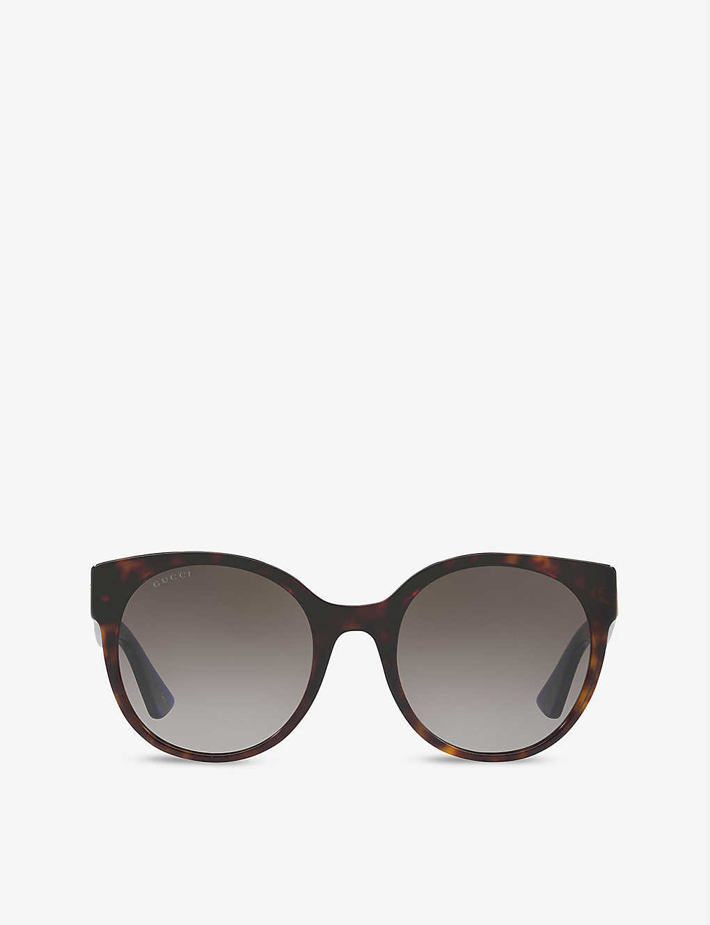 Gucci Womens Brown Gg0035sn Round-frame Acetate Sunglasses