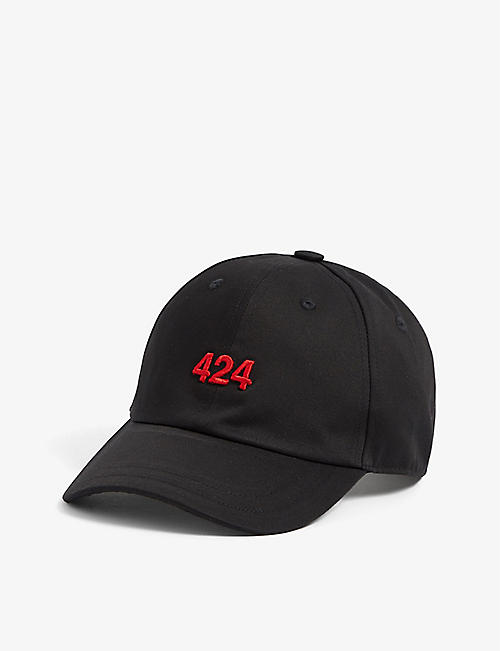 424: Logo-embroidered cotton-canvas cap