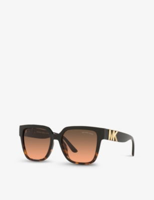 Michael Kors Karlie Mk 2170u 390818 54mm Womens Square Sunglasses In Black