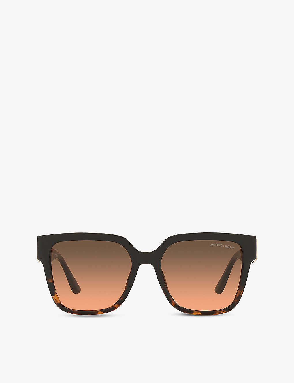 Shop Michael Kors Women's Black Mk2170u Karlie Square-frame Acetate Sunglasses