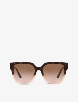 Michael Kors Womens Pink Mk2170u Karlie Square-frame Acetate Sunglasses