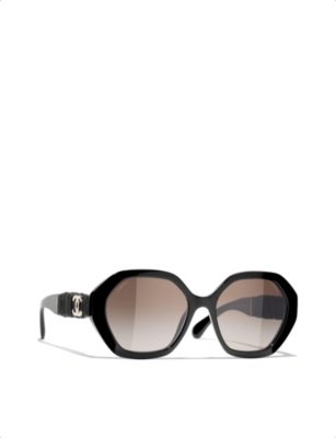 CHANEL: Round Sunglasses