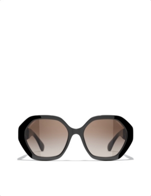 CHANEL: Round Sunglasses