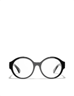 CHANEL Round Eyeglasses