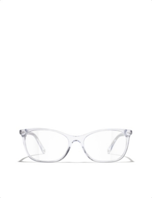 Chanel best sale rectangle eyeglasses