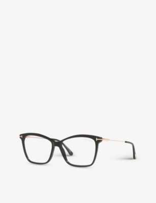 TOM FORD: FT5687 rectangular-frame acetate optical glasses