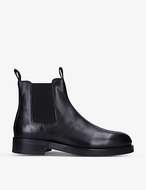 BELSTAFF: Longton leather Chelsea boots