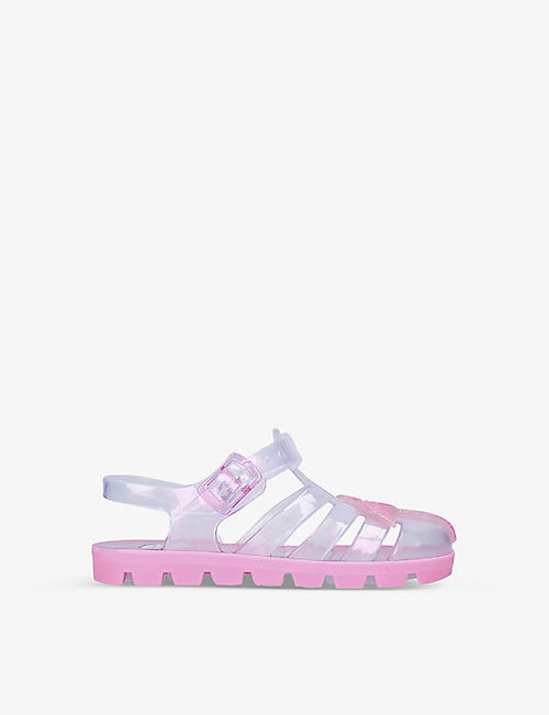 SOPHIA WEBSTER: Flamingo jelly sandals 2-7 years