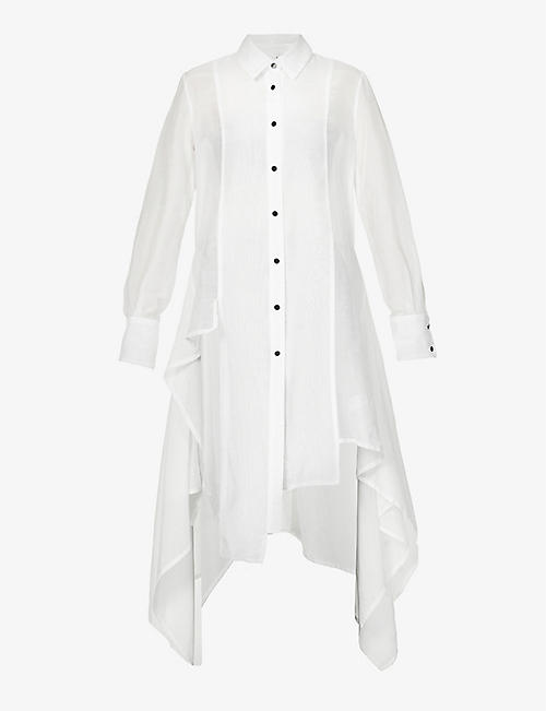 SYMETRIA: Minify cotton and silk-blend shirt