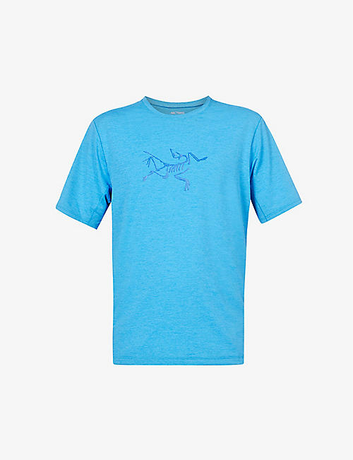 ARC'TERYX: Cormac brand-print regular-fit woven T-shirt