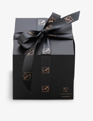 LA MAISON COUTURE: La Maison Couture x Selda ‘H’ Initial 14ct rose-gold and 0.01ct diamond necklace