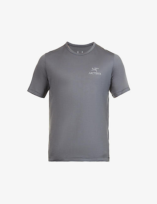 ARC'TERYX: Foil-embossed logo-printed wool-blend T-shirt