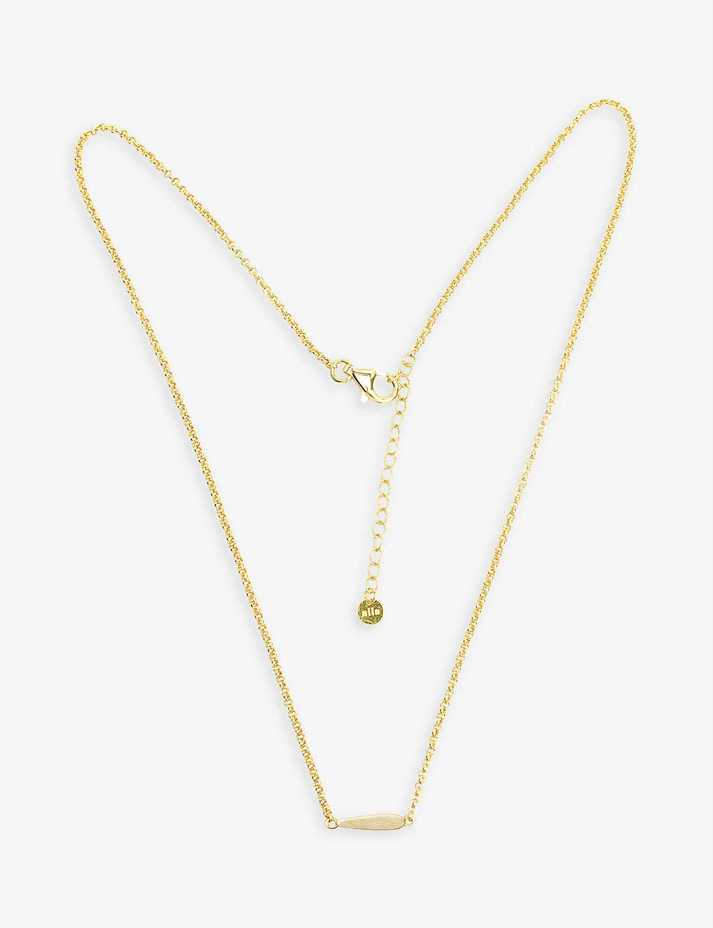La Maison Couture Niin Luna Needle 18ct Yellow Gold-plated Sterling-silver Necklace