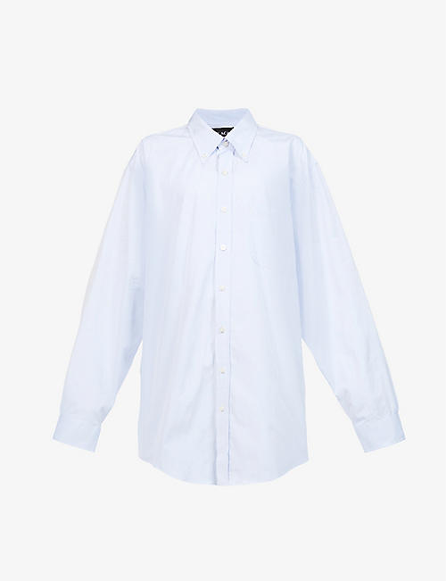 THE ACADEMY NEW YORK: Oversized button-down cotton shirt