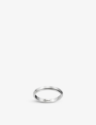 CARTIER: Cartier d'Amour platinum wedding ring