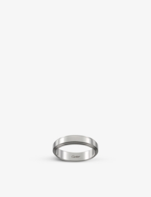 Cartier Womens Platinum D'amour Platinum Wedding Ring In Grey