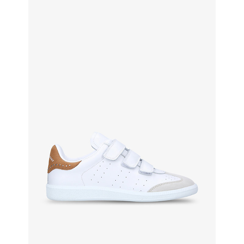 ISABEL MARANT BETH LEATHER LOW-TOP TRAINERS