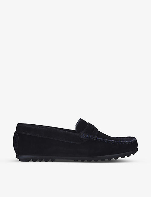 PAPOUELLI: Felix leather moccasins 2-7 years