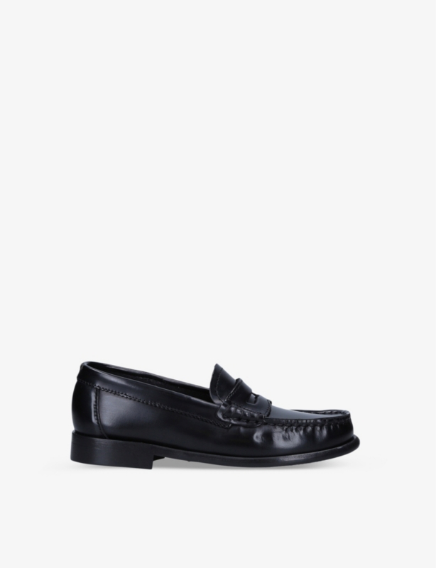 London leather loafer school shoes 7-8 years