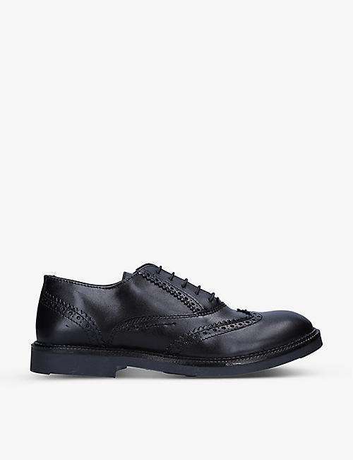 PAPOUELLI: Riley leather brogues