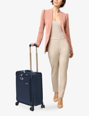 Briggs & Riley Global Carry-on Spinner Shell Suitcase 53.3cm In Navy