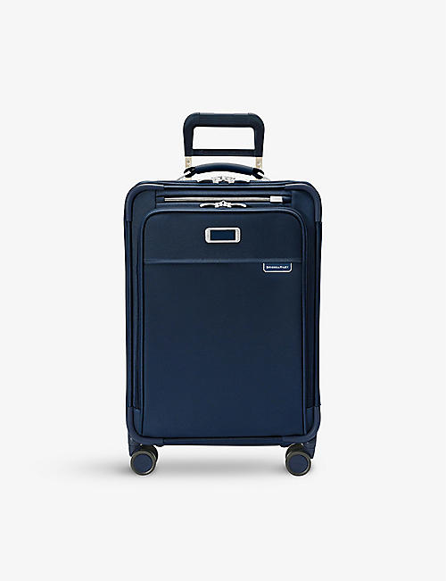 BRIGGS & RILEY: Essential soft-shell 4-wheel cabin suitcase 55.9cm