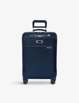 Briggs & Riley Essential Carry-on Spinner Shell Suitcase 55.9 Cm In Navy