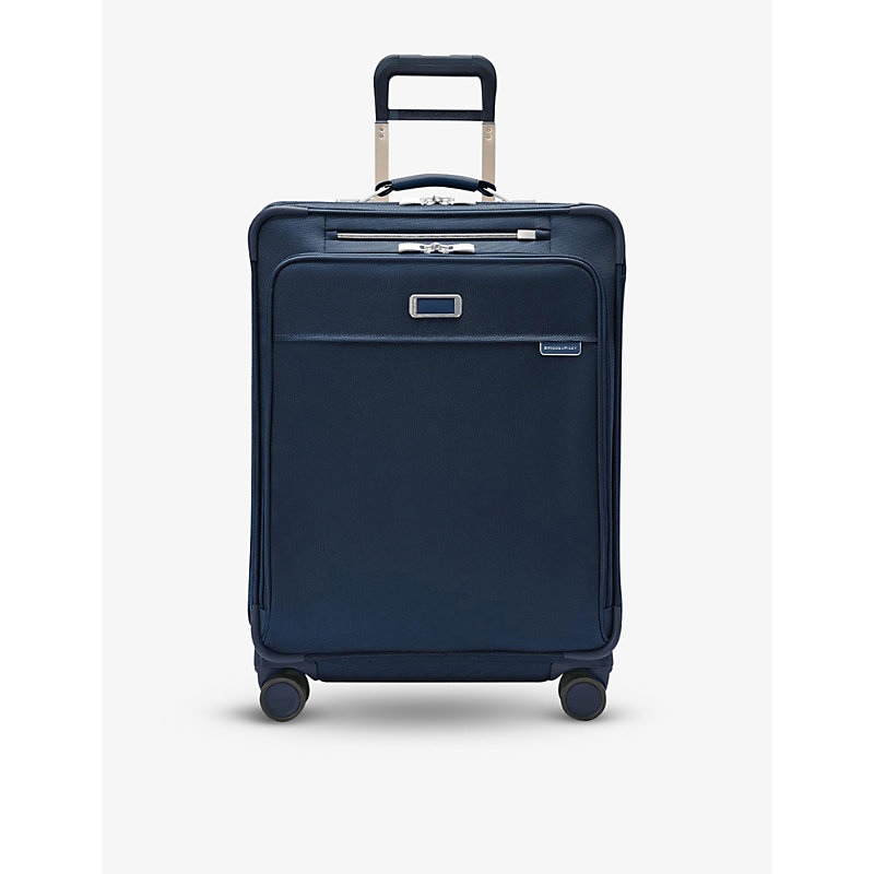 Briggs & Riley Medium Check-in Baseline Expandable Spinner Suitcase (66cm) In Navy
