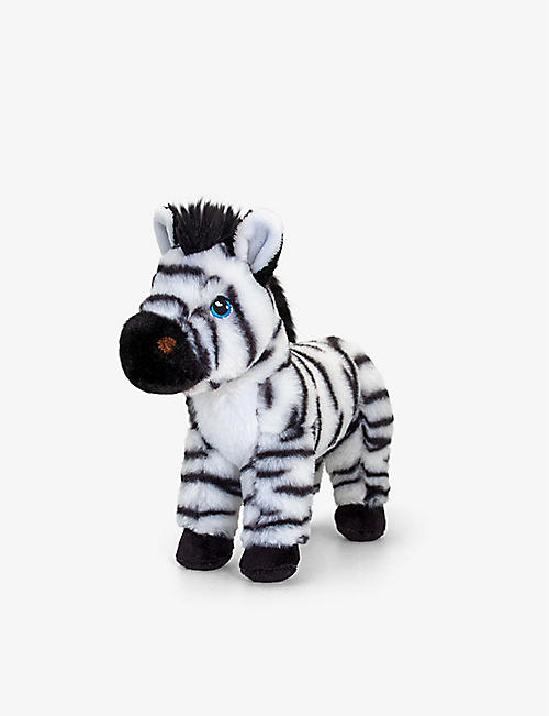 KEEL: Zebra recycled-polyester soft toy 20cm