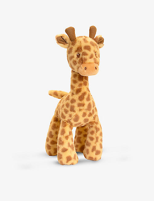 KEEL: Keel Eco Huggy Giraffe recycled-polyester soft toy 28cm
