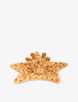 KEEL: Keel Eco Huggy Giraffe recycled-polyester comforter 32cm x 33cm