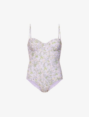 TORY BURCH GARDEN FLORAL-PRINT SWIMSUIT