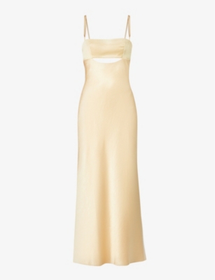 BEC & BRIDGE - Carrie cut-out satin maxi dress | Selfridges.com
