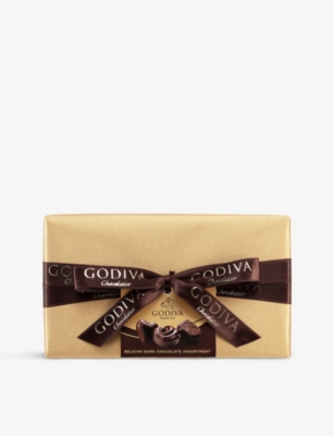GODIVA: Gold Ballotin All Dark chocolate selection box 500g