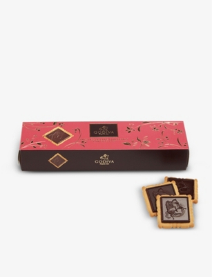 GODIVA: Prestige dark chocolate biscuits 100g