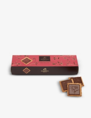 GODIVA: Prestige milk chocolate biscuits 100g