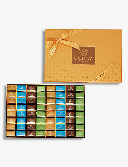 GODIVA: Napolitains 128-piece assorted chocolate box 512g