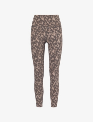 Varley Womens Abstract Motion Texture Let's Move 7/8 Printed High-rise Stretch-recycled Polyester Leggings In Abstract Motion Texture