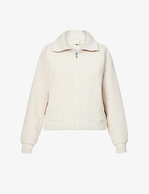 VARLEY: Modello zip-through cotton-blend jacket