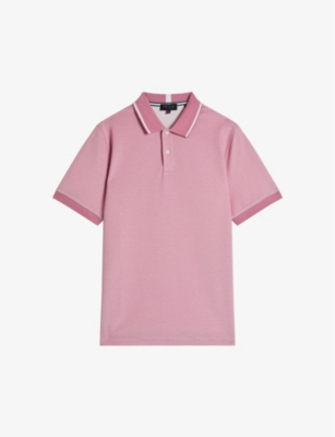 TED BAKER - Ellerby striped woven polo shirt | Selfridges.com