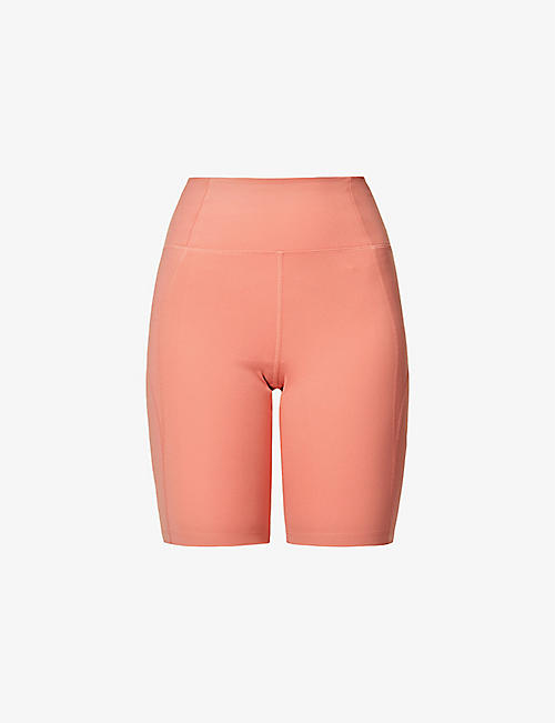 GIRLFRIEND COLLECTIVE: High-rise stretch-recycled polyester shorts